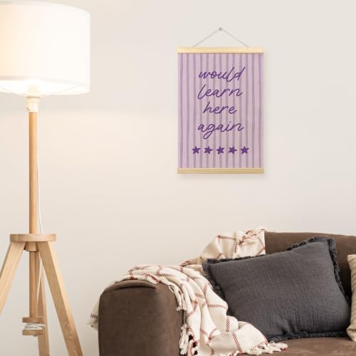 TLESKE Purple Funny Classroom Wall Art Decor Poster Hanger Frame 12x16 by TLESKE - Used condition - Image 4