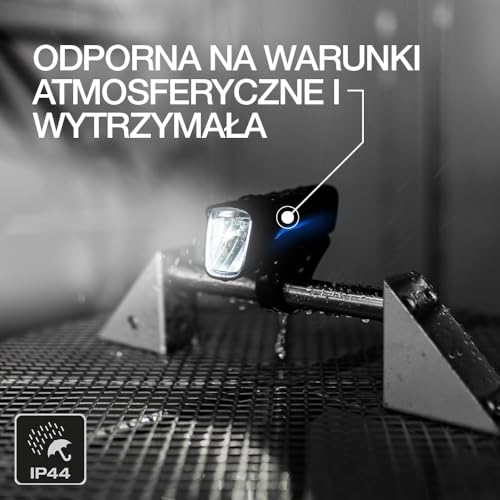 OSRAM LEDsBIKE RACE 80 SET, zestaw akumulatorowych lampek rowerowych, zestaw przednich i tylnych lamp LED, wiele trybów oświetlenia, trzy poziomy jasności, 80 luksów
