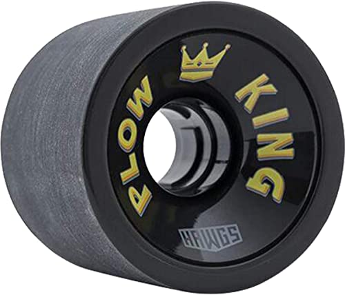 Hawgs Wheels Plow King Black Skateboard Wheels - 72mm 78a (Set of 4)