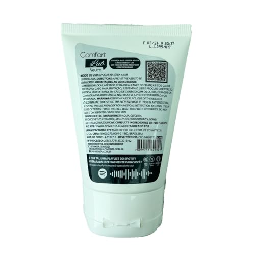 Kit Gel Lubrificante Corporal Base Água Vela Massagem Aromas (Neutro e Caramelo)