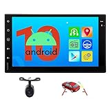 EINCAR Double 2 Din Car Stereo Android 10.0 Head Unit Bluetooth-Autoradio mit 7 Zoll kapazitiven Touch Screen im Schlag GPS-Navigation Video-Player, Unterst¨¹Tzung AM FM Radio, USB/SD, Spiegel Link