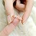 Serend SPILOVE 18k Rose Gold Plated White Cubic Zirconia CZ Band Bow Ring Fashion Women Jewelry, Size 7