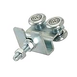 Varilla roscada: M8 x 35 mm Carro de cuatro ruedas 4RS, capacidad de carga de hasta 50 kg para puertas correderas colgantes