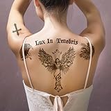 Ballerina Tattoos FULL SET - Ballerina Temporary Tattoos/Wick Tattoos Vulture Cross/Ballerina Woman Halloween