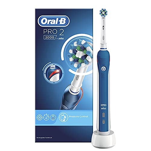 Oral B Pro 2 2000 Cross Action with Pressure Control (with UAE 3 pin plug)