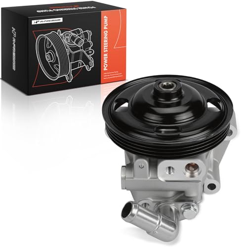 A-Premium Power Steering Pump, with Pulley, Compatible with Ford Edge