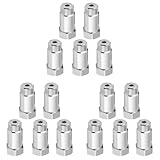 LYEAA O2-Sensor-Abstandshalter, Universal-Adapter für Motorkontrolllicht, M18 x 1,5, 45 mm Sauerstoff-Sensor-Reagenzglas, 5 Stück