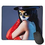sugar skull kleidung Anti-Rutsch-Gummibasis - Mausmatte im unteren Anti-Rutsch-Design. Bei Verwendung der Maus rutscht oder bewegt sich das Mauspad nicht. Perfekter mobiler Raum für ein Spiel oder ein Büro. Mauspad mit Naturkautschuk-Material, langlebig, kann für viele Jahre verwendet werden.