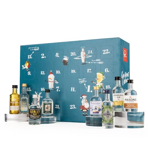 Virgin Wines Gin Advent Calendar 24 Craft Gin Miniatures
