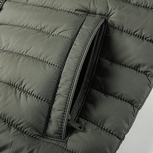 Qlz Boys Puffer Vest, Down Coat,Lightweight Jacket, 8-9 Years,Double-Sided Wear #TOP3