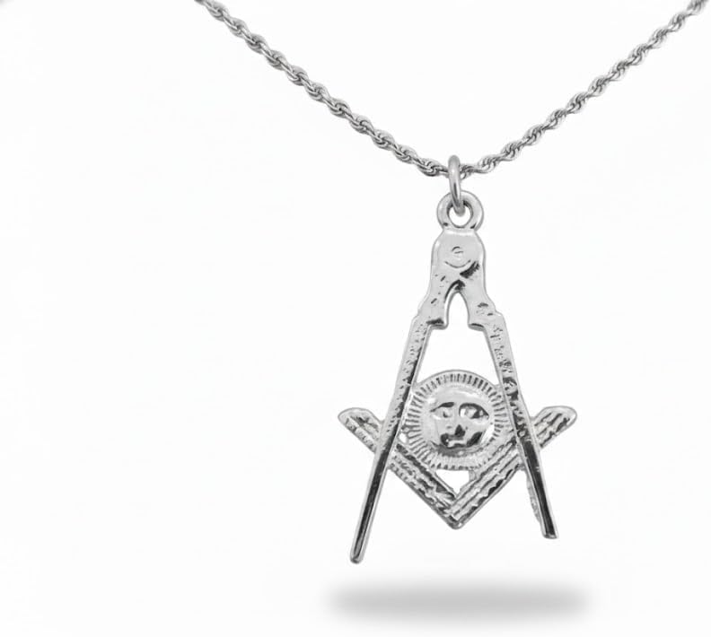 Masonic Blue Lodge Officer Collar Jewels - Set of 12 in Silver