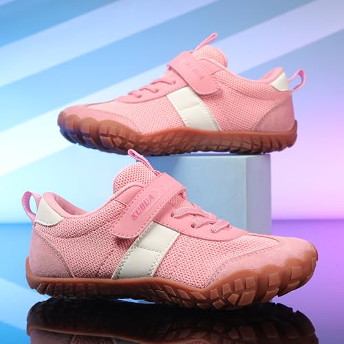 Image of KUBUA Kids Barefoot Shoes Boys Girls Wide Toe Box Zero Drop Sneakers | Breathable Lightweight, Reinforced Toe, Minimalist, Hiking, Tennis, Running, Walking, School, Toddler, Little Kid, Big Kid
