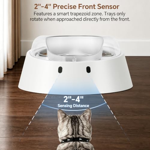 Adolug RFID Microchip Cat Feeder, 1 Tag Opens 2 Hidden Bowls, Anti-Theft by Adolug - Used condition - Image 5
