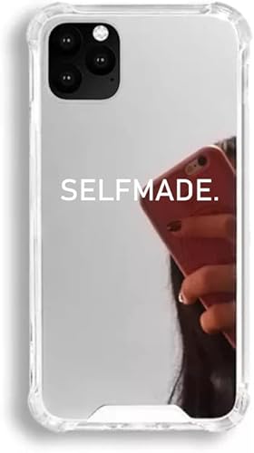 Miniatura 7 de Selfmade - Funda delgada de plástico para iPhone con esquinas suaves reforzadas, espejo de bolsillo, elegante funda reflectante de lujo - iPhone 13