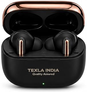 TEXLA INDIA Buds 141 Pro with Low Latency & HD Calling Wireless Earphones with mic & 50H Battery (Gold) 7-8 Hours Music Pl... Price In India