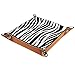 Produktbild Leder Valet Tray, Würfel Tray Folding Square Holder, Kommode Organizer Platte für Change Coin Key Stripe Zebra Skin