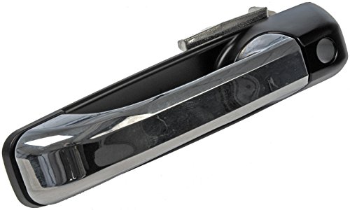 Dorman 81013 Front Driver Side Exterior Door Handle Compatible with Select Dodge / Ram Models, Chrome Lever and Black Housing