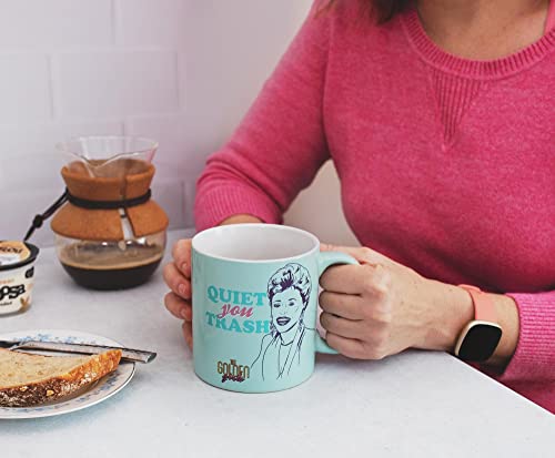 Silver Buffalo The Golden Girls Quiet You Trash Ceramic Mug, 20 Ounces by Silver Buffalo - Image 4