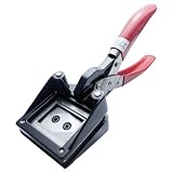 Harilla Fustellatrice manuale ergonomica portatile per fustellatura di foto per, formato 27×38 mm, professionale, per biglietti da visita, uso