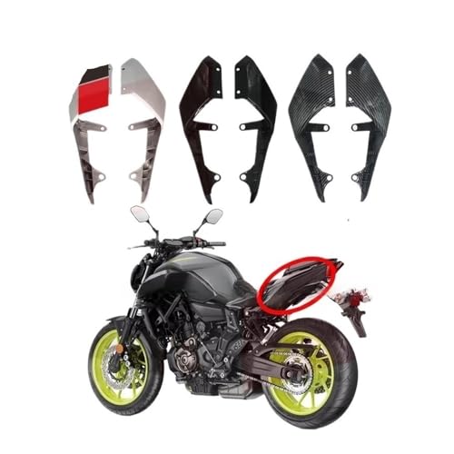 Carénage arrière pour MT-07 couvercle de selle moto look carbone