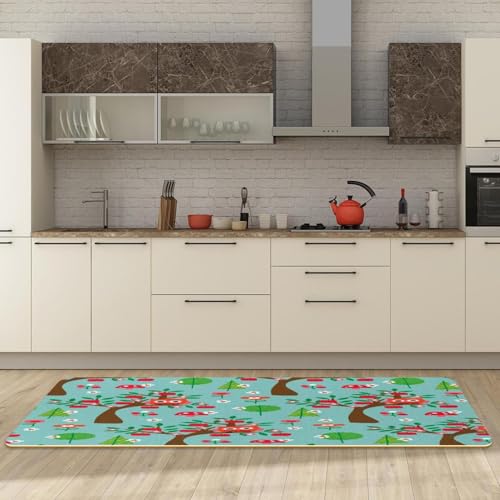 Alfombrillas de cocina antideslizantes lavables VAPOKF alfombras absorbentes para pasillo y hogar 3
