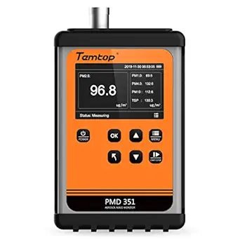 Temtop Particle Counter Aerosol Dust Monitor Professional Cleanroom Tester Laser Air Detector AQI Data Logger PM1.0 PM2.5 PM4.0 PM10 TSP