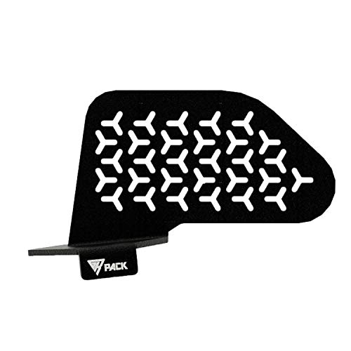 Image of GRANDPITSTOP Wide Bike Pillion FOOTREST - Black Foot PEG for Motorbike - Bajaj DOMINAR 400 (2017-2018) - Left