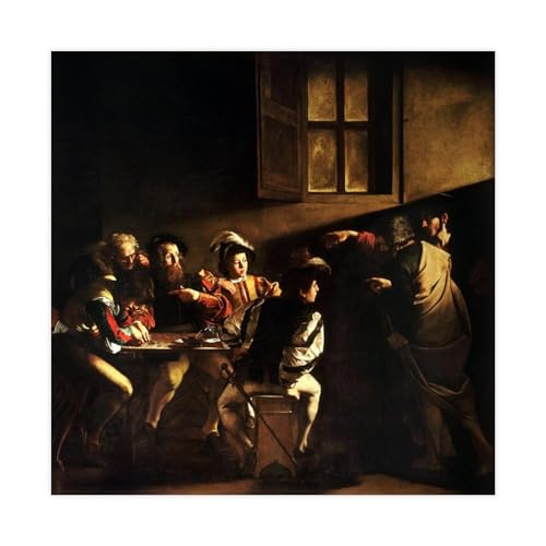 Poster The Calling of St Matthieu Caravaggio decoration salon moderne