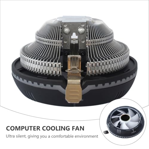 Ventilador de CPU VALICLUD de aluminio con luces RGB para refrigeración eficiente de PC de escritorio 5