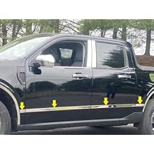 Upgrade Your Auto 8pc Luxury FX 1.5" Body Molding Insert Trim Kit for Ford Maverick 2022-2026 Super Crew