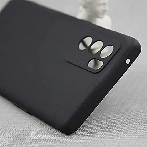 Image of BlazeTech for [ Oppo Reno 6 Pro 5G / Reno6 Pro 5G ] Liquid Silicone Back Case Cover Flexible |Inner Lining| with Camera Protection Back Cover for [ Oppo Reno 6 Pro 5G / Reno6 Pro 5G ] - Black