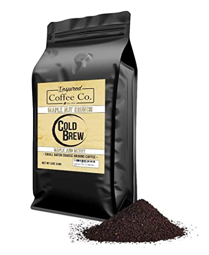 Maple Nut Crunch - Flavored Cold Brew Coffee Grounds - Inspired Coffee Co #TOP30