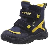 Sohle: Synthetik Superfit Jungen Glacier Gore-Tex Schneestiefel, Blau (Blau/Gelb 81), 22 EU