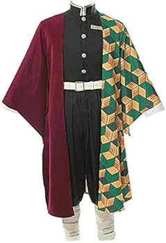 Anime Demon Slayer Kimetsu Geen Yaiba Haori Kimono Cosplay Kostuum Agatsuma Zenitsu Tomioka Giyuu Zomer Kostuums Jas Shirt120 Gao Jinjia Led