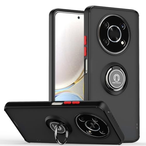 Jiajihua Compatible with Oppo Find X7 Ultra Bracket Phone Case,Compatible with Oppo Find X7 Ultra 5G PHY110 PHY120 [Car Mount Magnetic Stand] [PC+TPU] Anti-Drop BR
