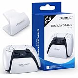 Soporte Mando PS5 Antideslizante, Compatible con Mandos PS4, Xbox y Nintendo Switch Pro, Base Expositora en ABS Compacta, Funcional y Estable para Organización, Protección y Estética Gaming
