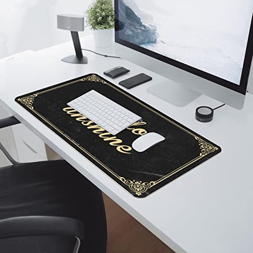 Tapis de souris grand Hello Sunshine de 36 x 60 cm pour bureau - 3