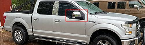 HECASA Half Mirror Covers Compatible with 2015-2020 F150 Lobo Chrome by HECASA - Used condition - Image 4