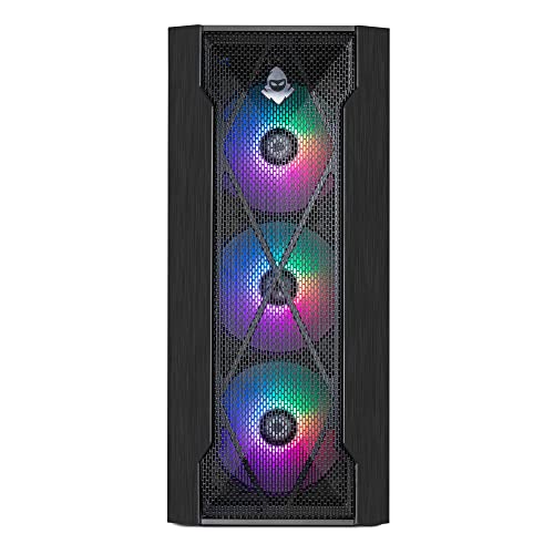 Gabinete Gamer Mancer Frost Vidro Temp Preto, MCR-FR01-WH