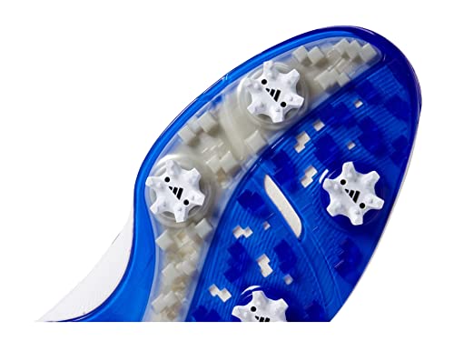 Adidas Zg23 Lightstrike Golf Shoes Footwear White/Lucid Blue/Silver Metallic 10.5 E - Wide #TOP5