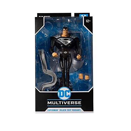 Mcfarlane - Dc Multiverse 7 - Animated Superman (Black Suit) #TOP6
