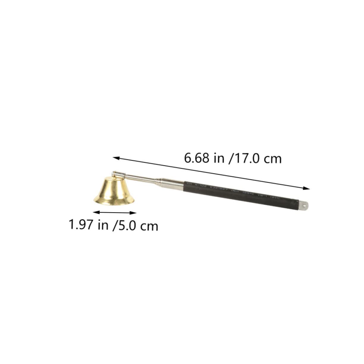 HEALLILY Candle Jar Snuffer Flexible Long Handle Extinguisher for Aromatherapy Candles Effortless and Safe Present for Candle Lovers Ergonomic Design for Deep