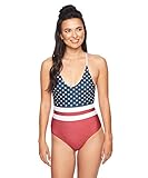 Hurley True Blue Reversible One Piece Swimsuit - Gym Red - S