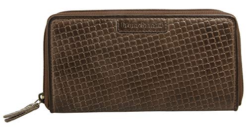 Portefeuille Bruno Banani femme cuir véritable grand format paysage tout en un