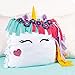 Make It Real GoldieBlox - DIY Glowing Unicorn Pillow STEM DIY Arts & Crafts - Includes Sewing Kit and Color Changing Lights