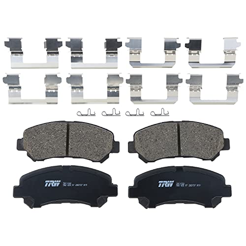 Image of TRW Pro TRC1338 Disc Brake Pad Set For Nissan Rogue 2008-2013, Front, And Other Applications
