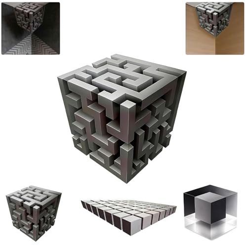 3D Optical Illusion Wall Stickers, Corner Wall Decal Set, Stereoscopic