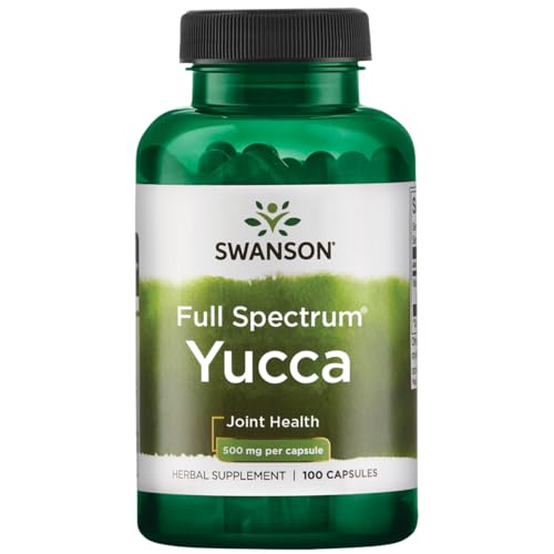 Swanson Premium Brand Full Specturm Yucca 500 Milligrams 100 Caps...