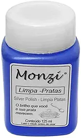 Limpa Prata Monzi 125 ml Limpeza e Brilho