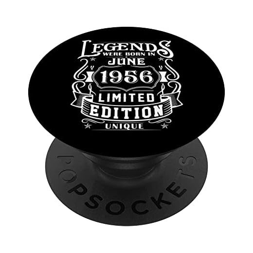 Cumpleaños Junio 1956 Edición Limitada Regalo Legend June PopSockets PopGrip Intercambiable